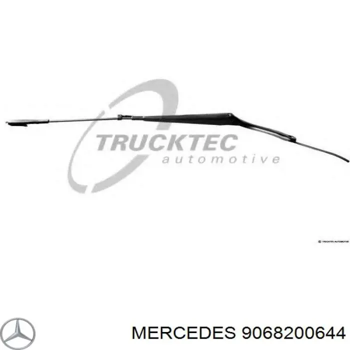 9068200644 Mercedes рычаг-поводок стеклоочистителя лобового стекла