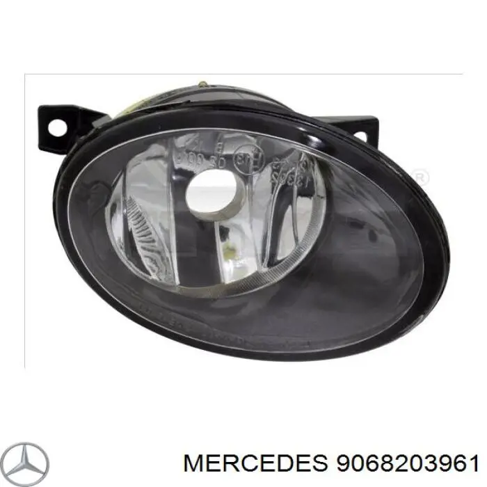 9068203961 Mercedes luzes de nevoeiro direitas