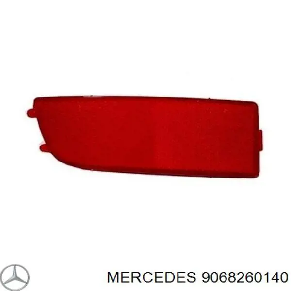 9068260140 Mercedes катафот (отражатель заднего бампера правый)