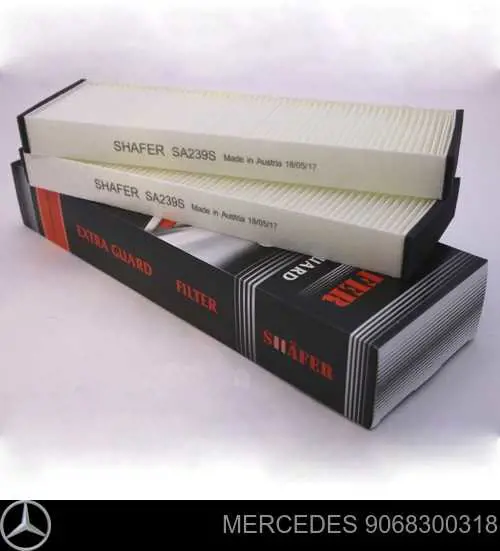 Фильтр воздушный отопителя Mercedes 9068300318 цена, от 6.31 USD
