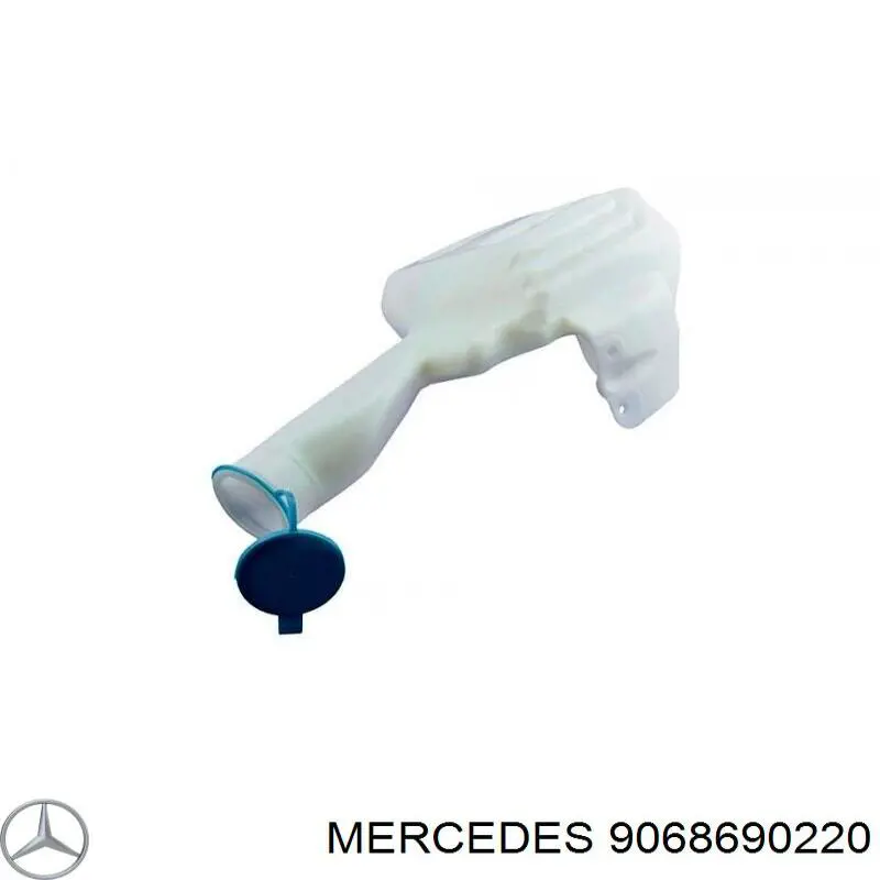 9068690020 Mercedes tanque de fluido para lavador das luzes