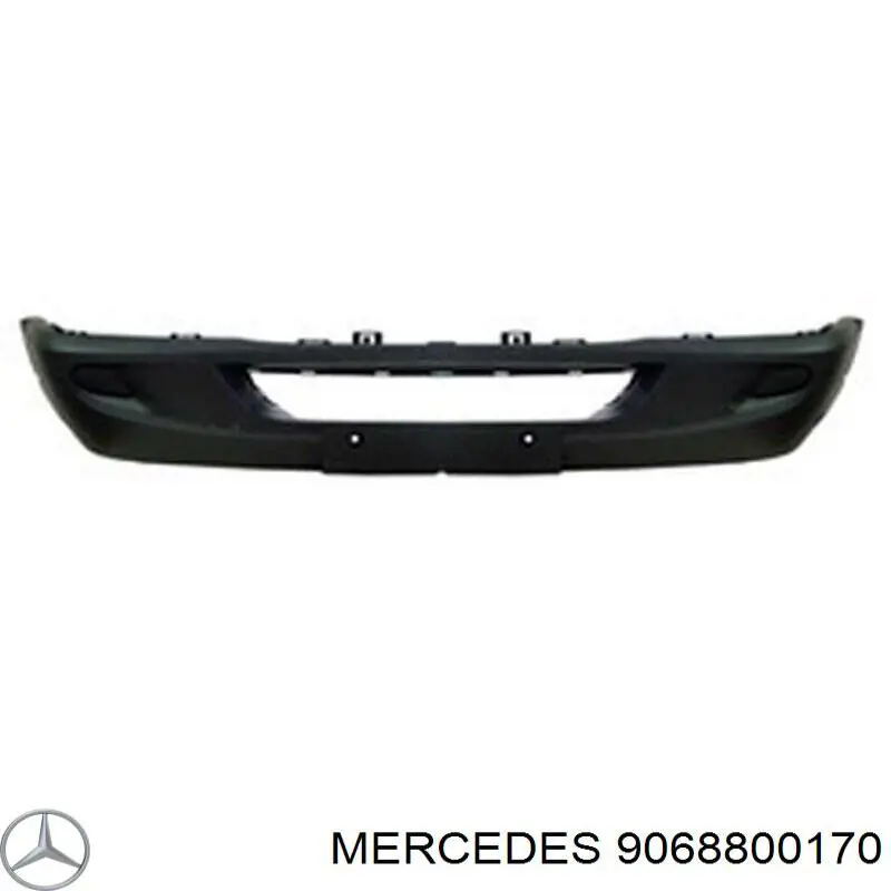 9068800170 Mercedes Бампер передний в сборе