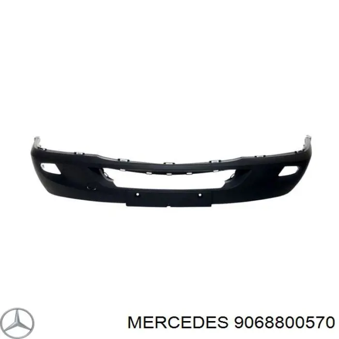 9068800570 Mercedes передний бампер