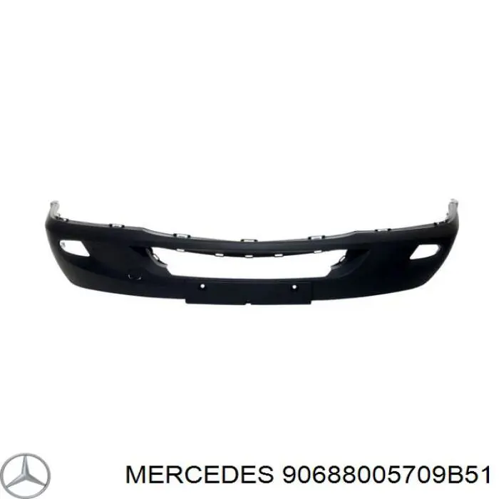 90688005709B51 Mercedes бампер передний