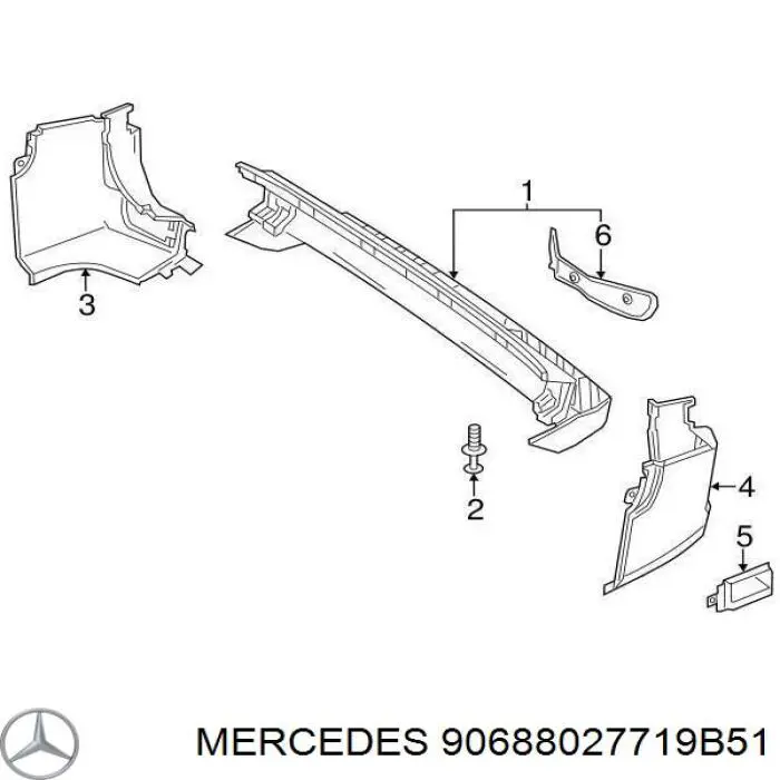 90688027719B51 Mercedes 