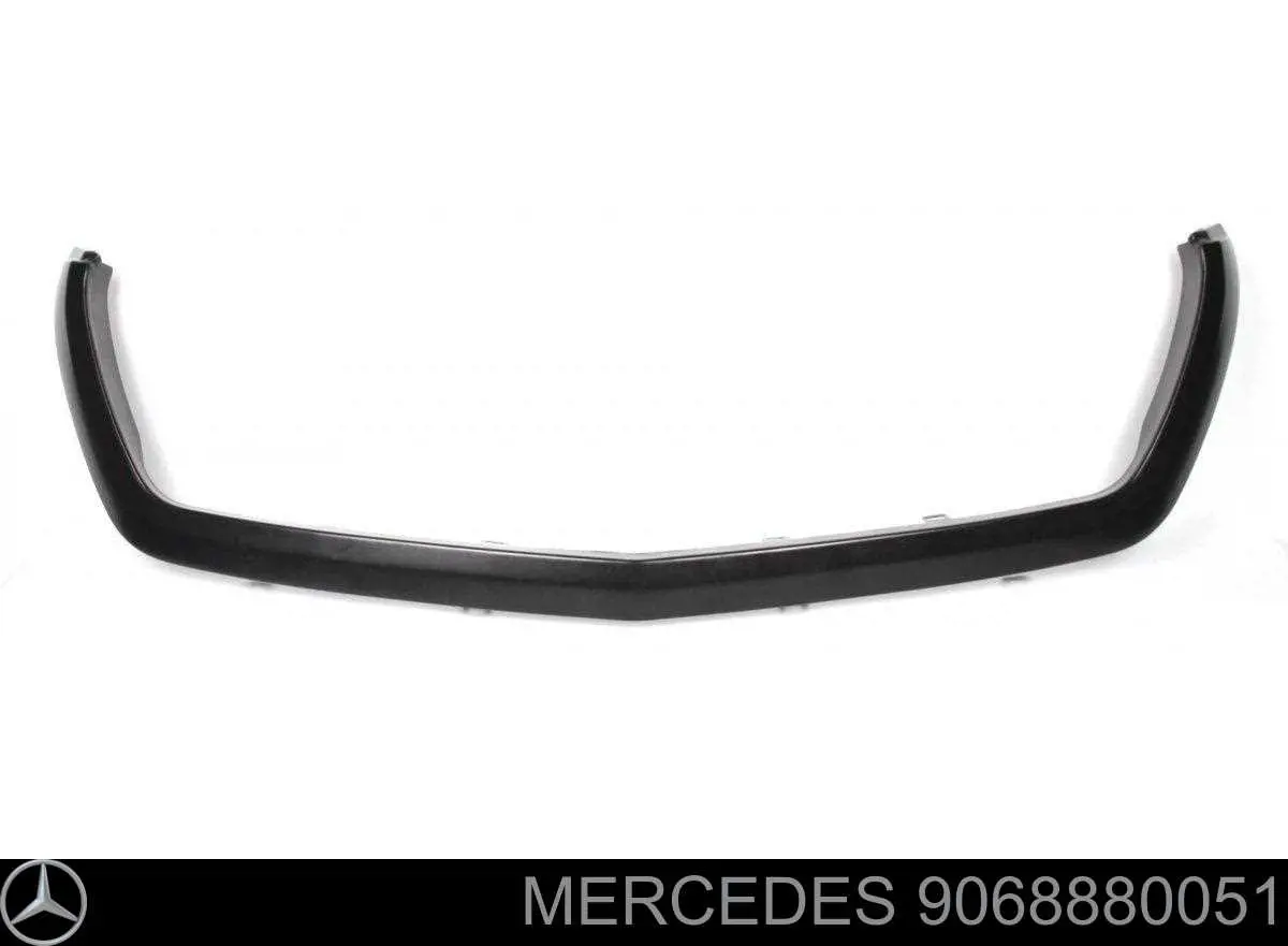 9068880051 Mercedes placa sobreposta inferior de grelha do radiador