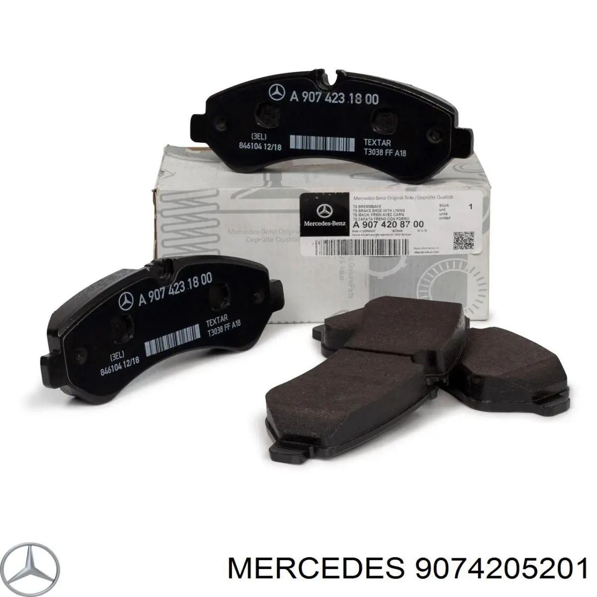 9074205201 Mercedes Колодки тормозные дисковые комплект