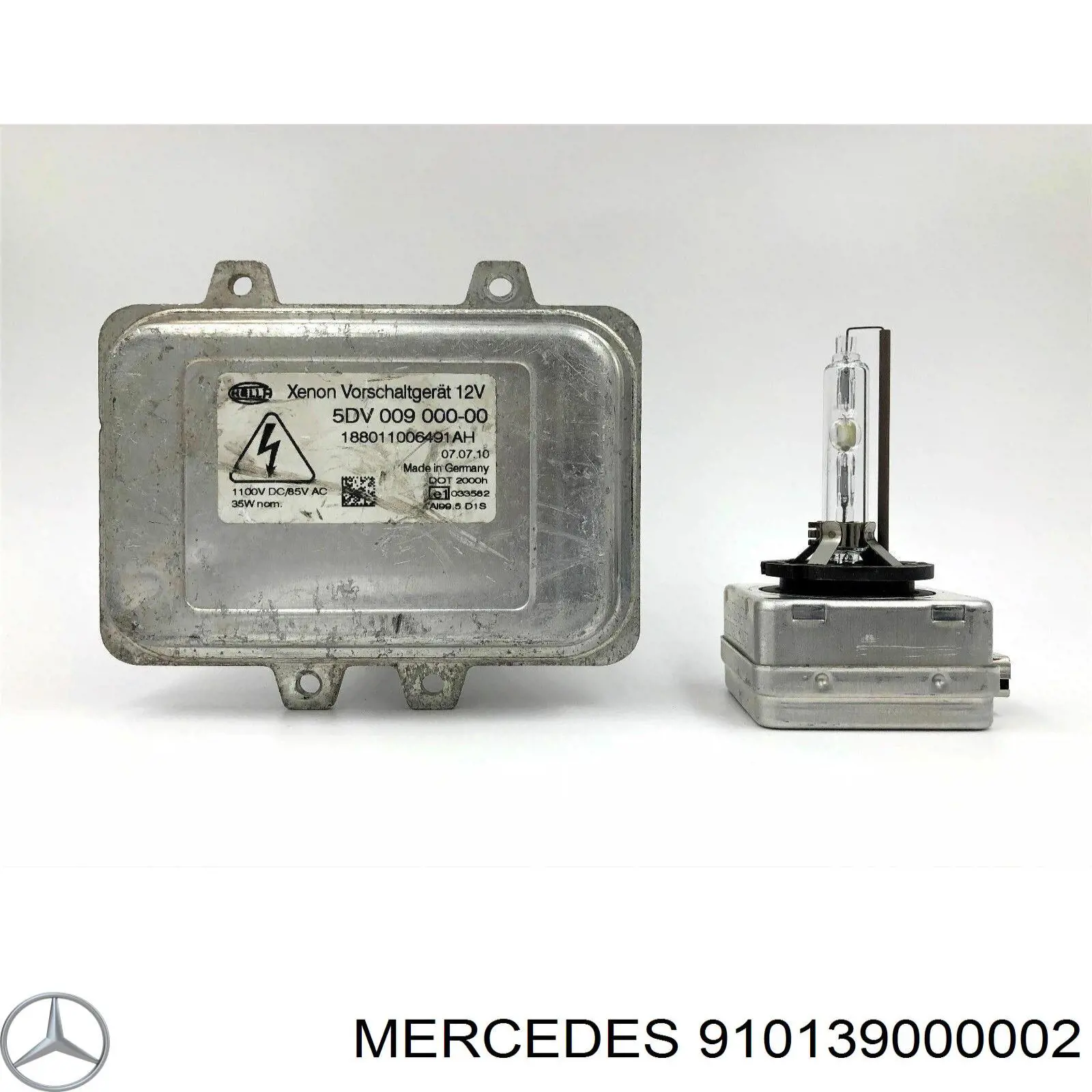 Лампочка ксеноновая Mercedes 910139000002
