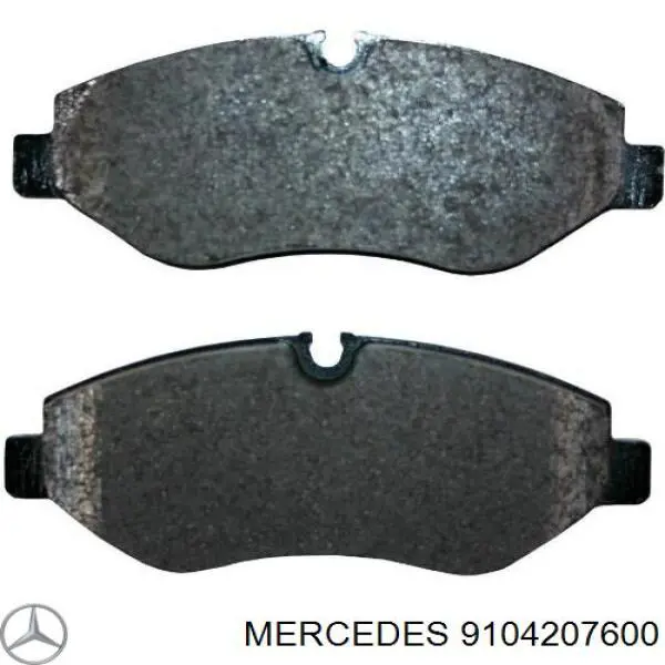 Колодки Mercedes 9104207600 цена, от 26.97 USD