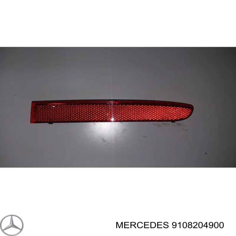 9108204900 Mercedes катафот (отражатель заднего бампера правый)