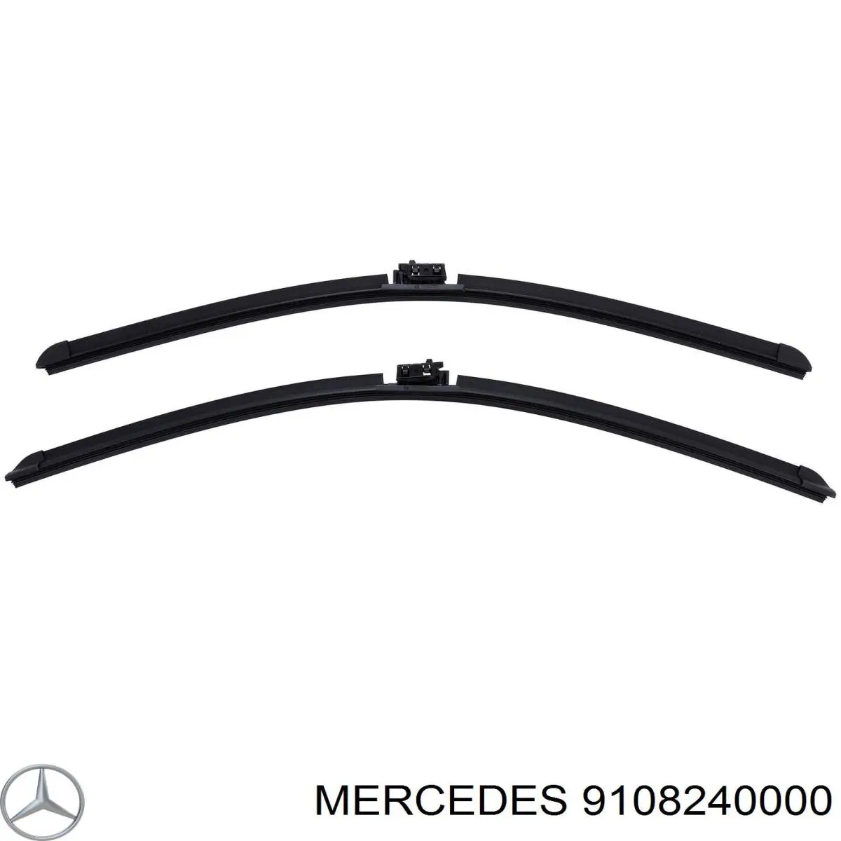 9108240000 Mercedes Щетка-дворник лобового стекла, водительская
