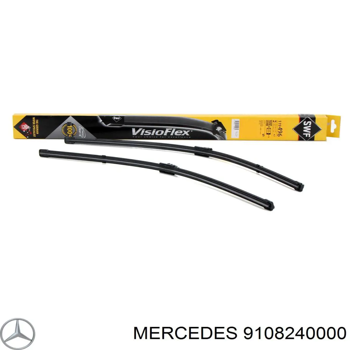 Купить 9108240000 Mercedes Щетка-дворник лобового стекла водительская