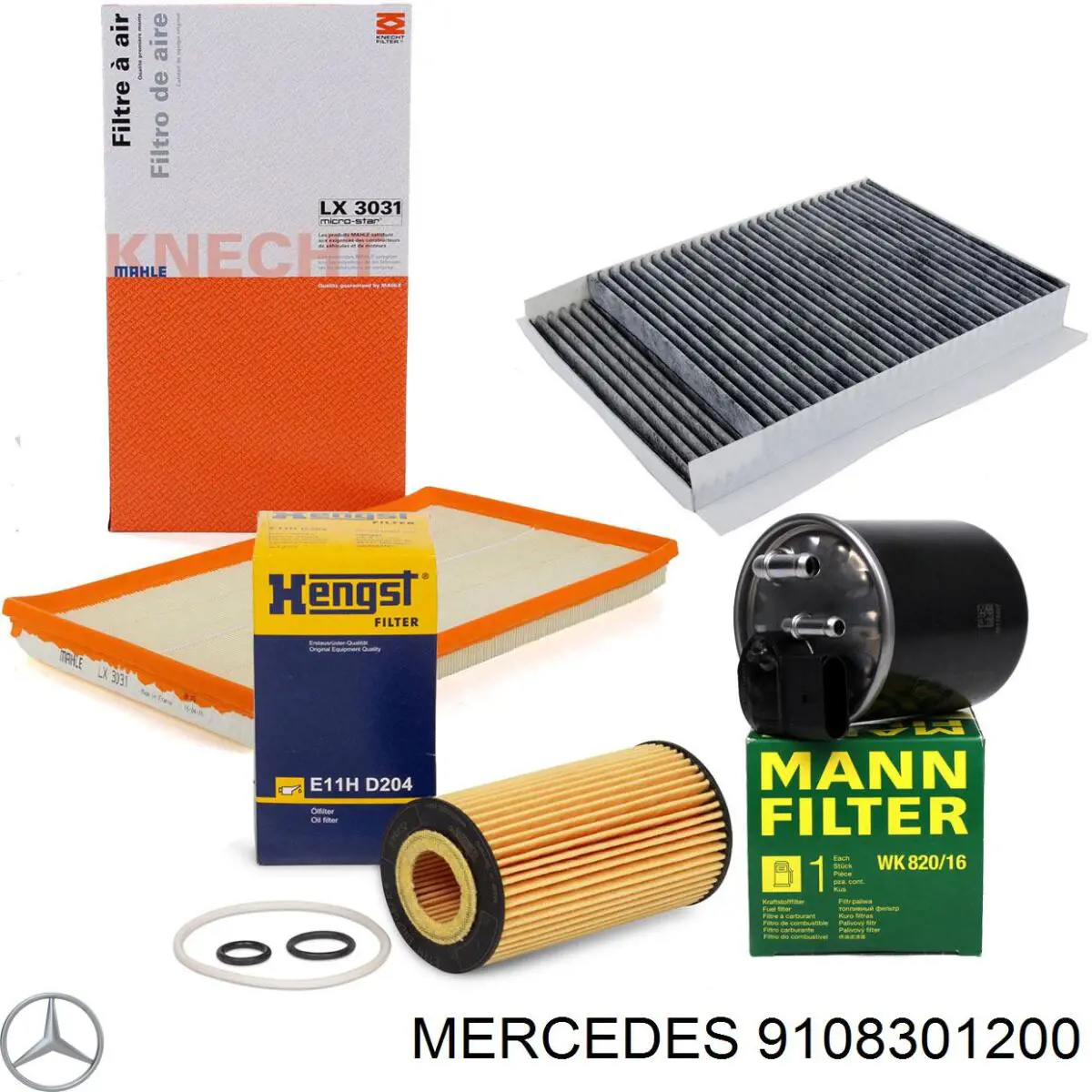 Фильтр салона 9108301200 Mercedes