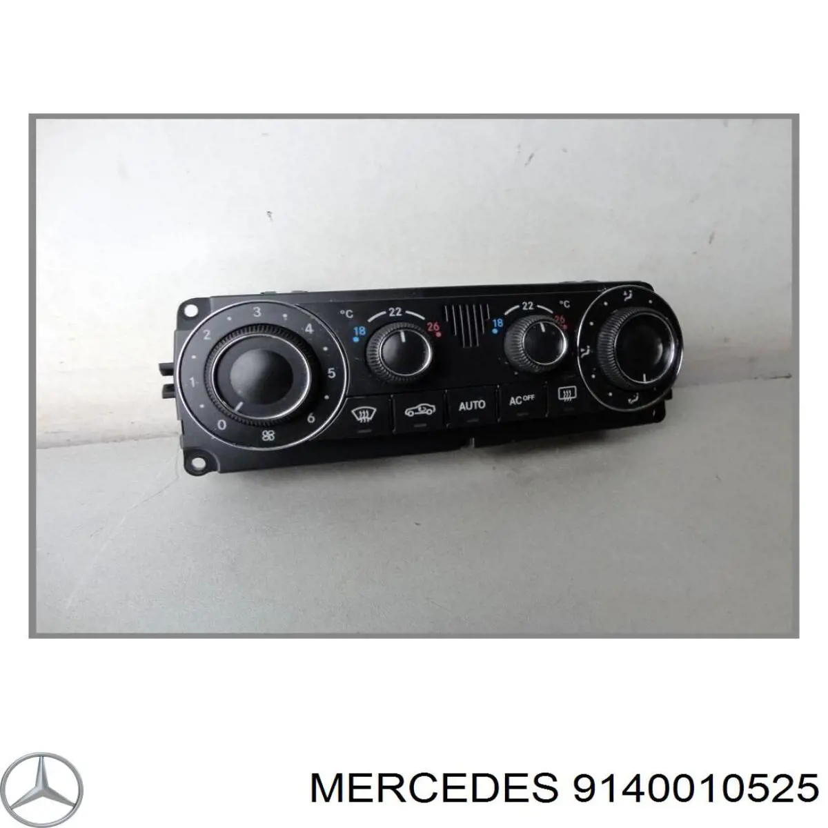 Unidade de controlo dos modos de aquecimento/condicionamento para Mercedes C (W203)