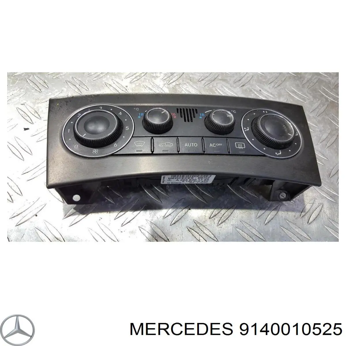 Unidade de controlo dos modos de aquecimento/condicionamento Mercedes C  CL203