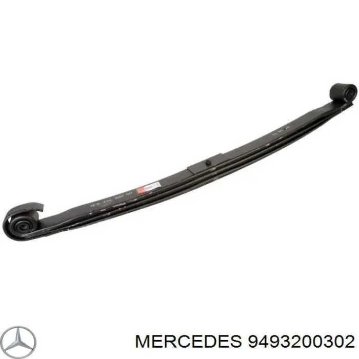 9493200302 Mercedes suspensão de lâminas dianteira