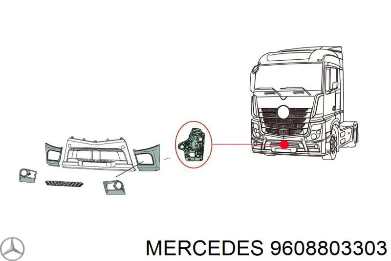  A9608803303 Mercedes