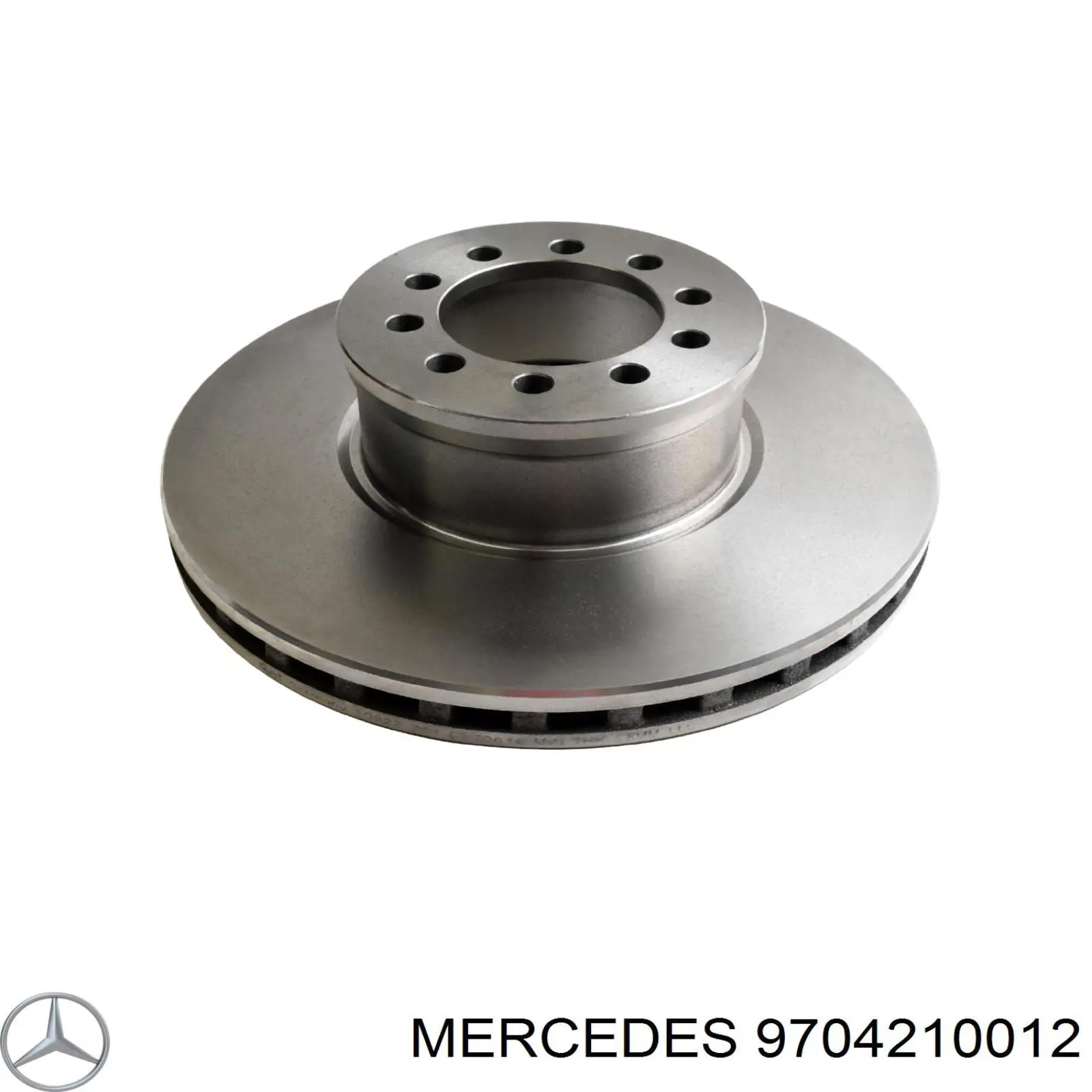 9704210012 Mercedes диск тормозной передний
