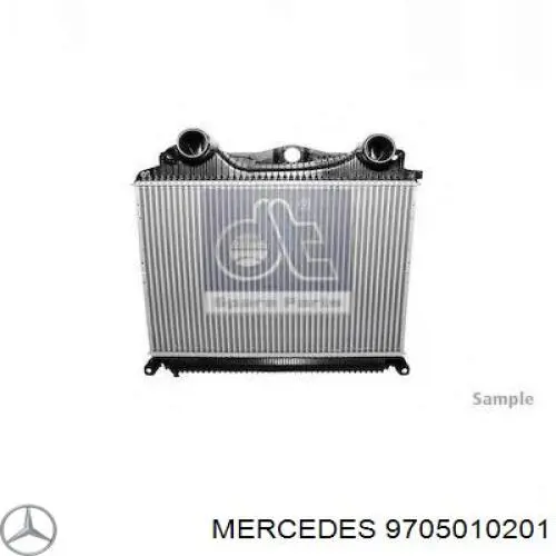 9705010201 Mercedes Охладитель наддувочного воздуха