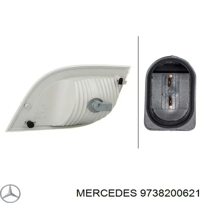 9738200621 Mercedes указатель поворота правый