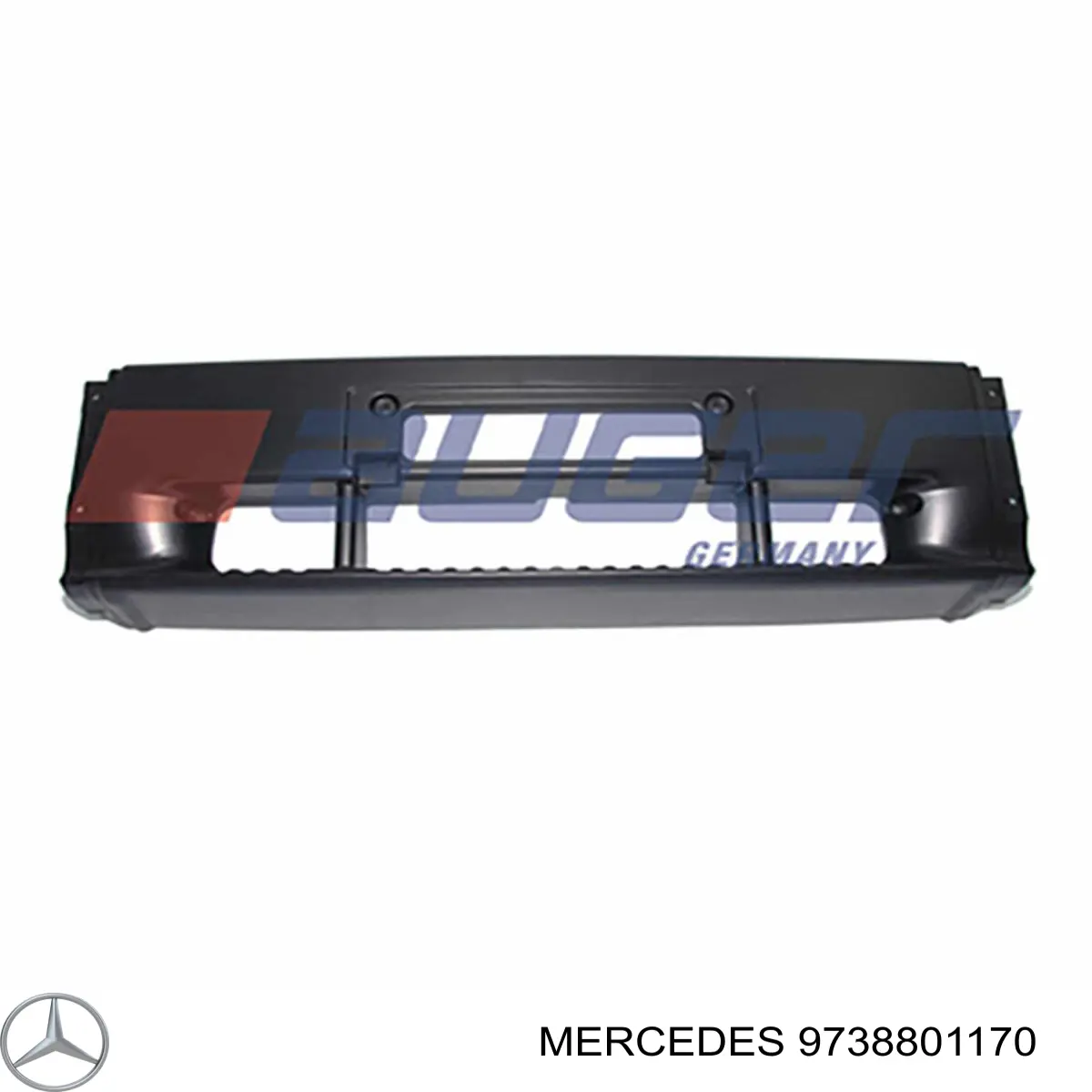 9738801170 Mercedes Бампер передний в сборе