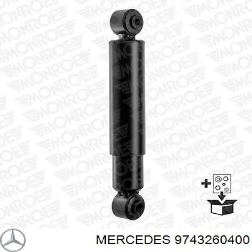 9743260400 Mercedes Амортизаторы задние