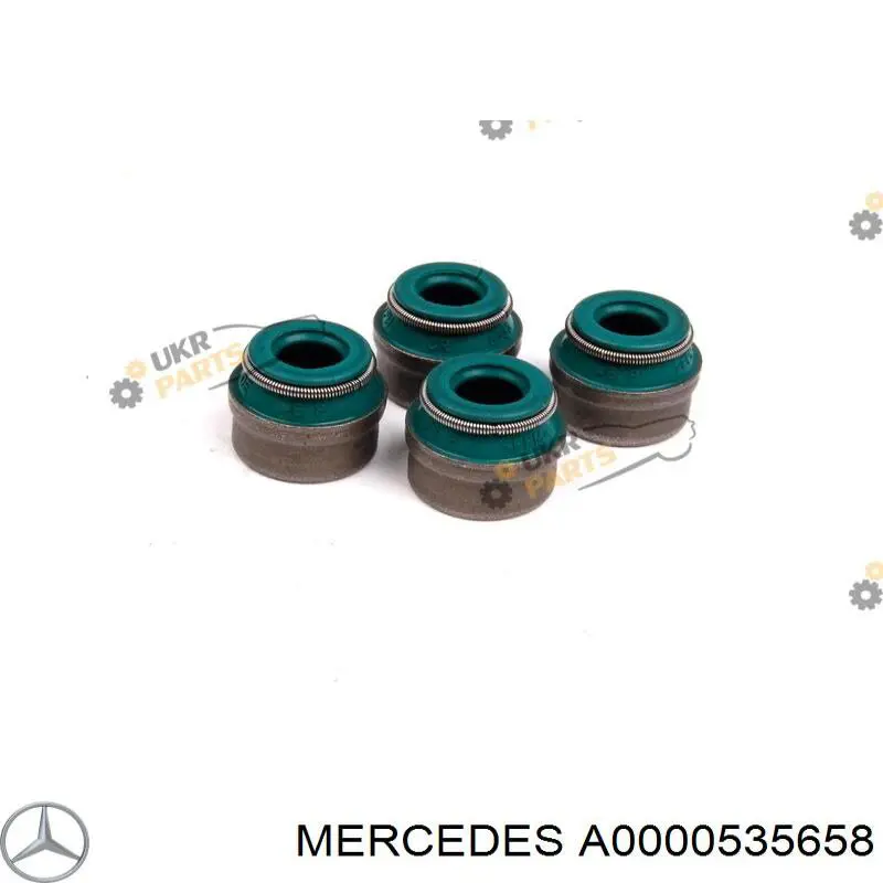 Сальник клапана (маслосъемный), впуск/выпуск, комплект на мотор Mercedes A0000535658