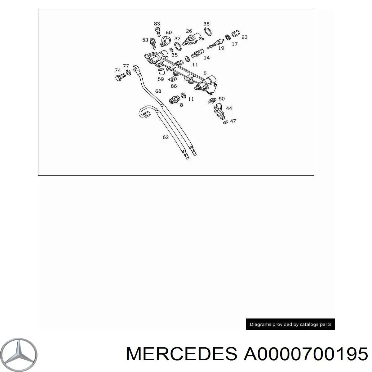 A0000700195 Mercedes 