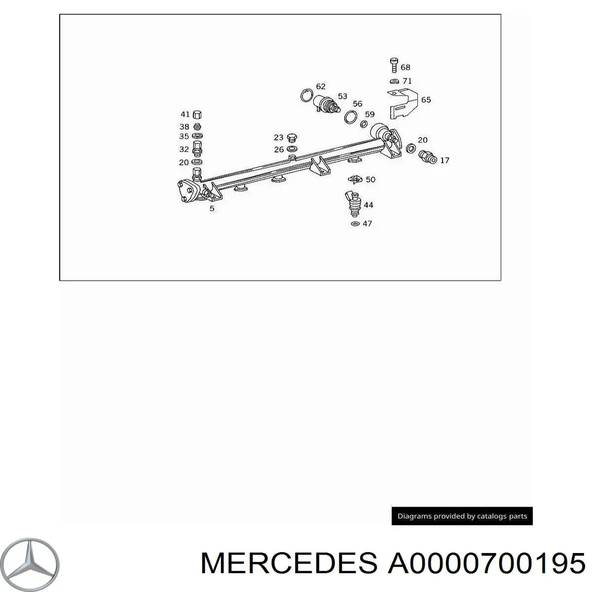  Mercedes A0000700195 цена, от 16.30 USD