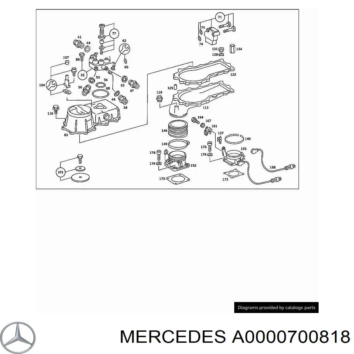 Купить A0000716916 Mercedes 