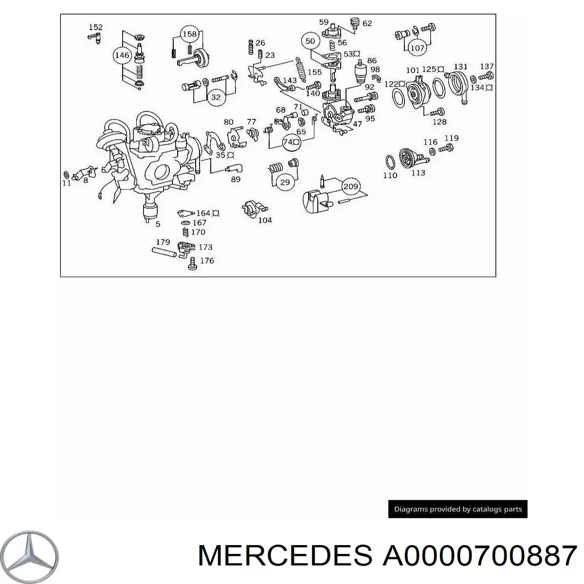 A0000700887 Mercedes 