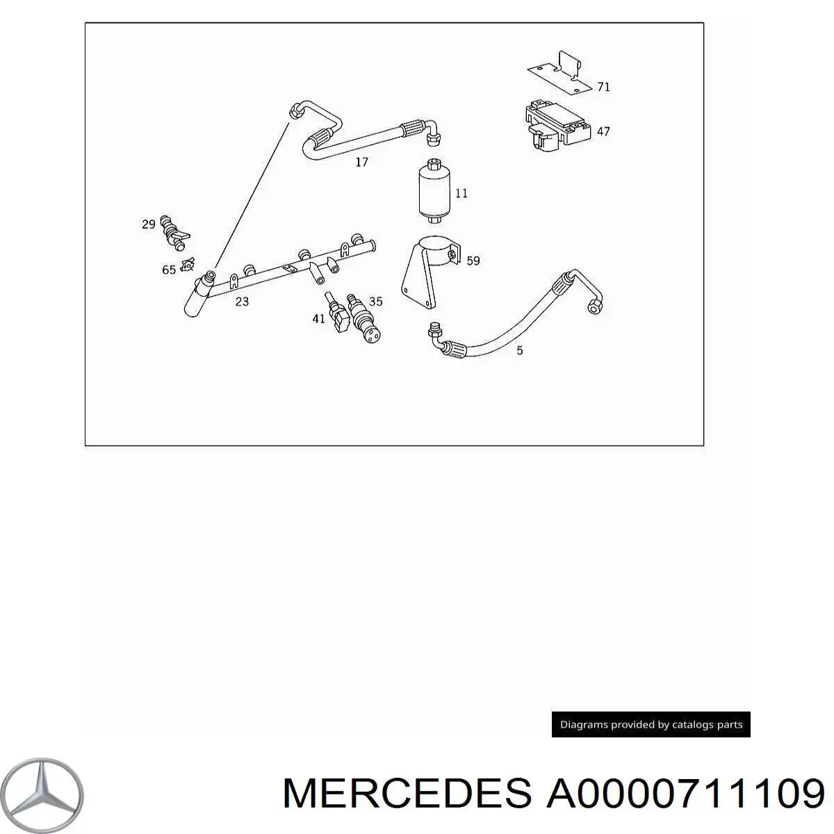 A0000711109 Mercedes 