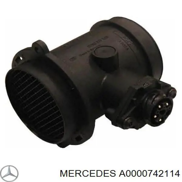 Датчик массового расхода воздуха Mercedes A0000742114 цена, от 84.65 USD