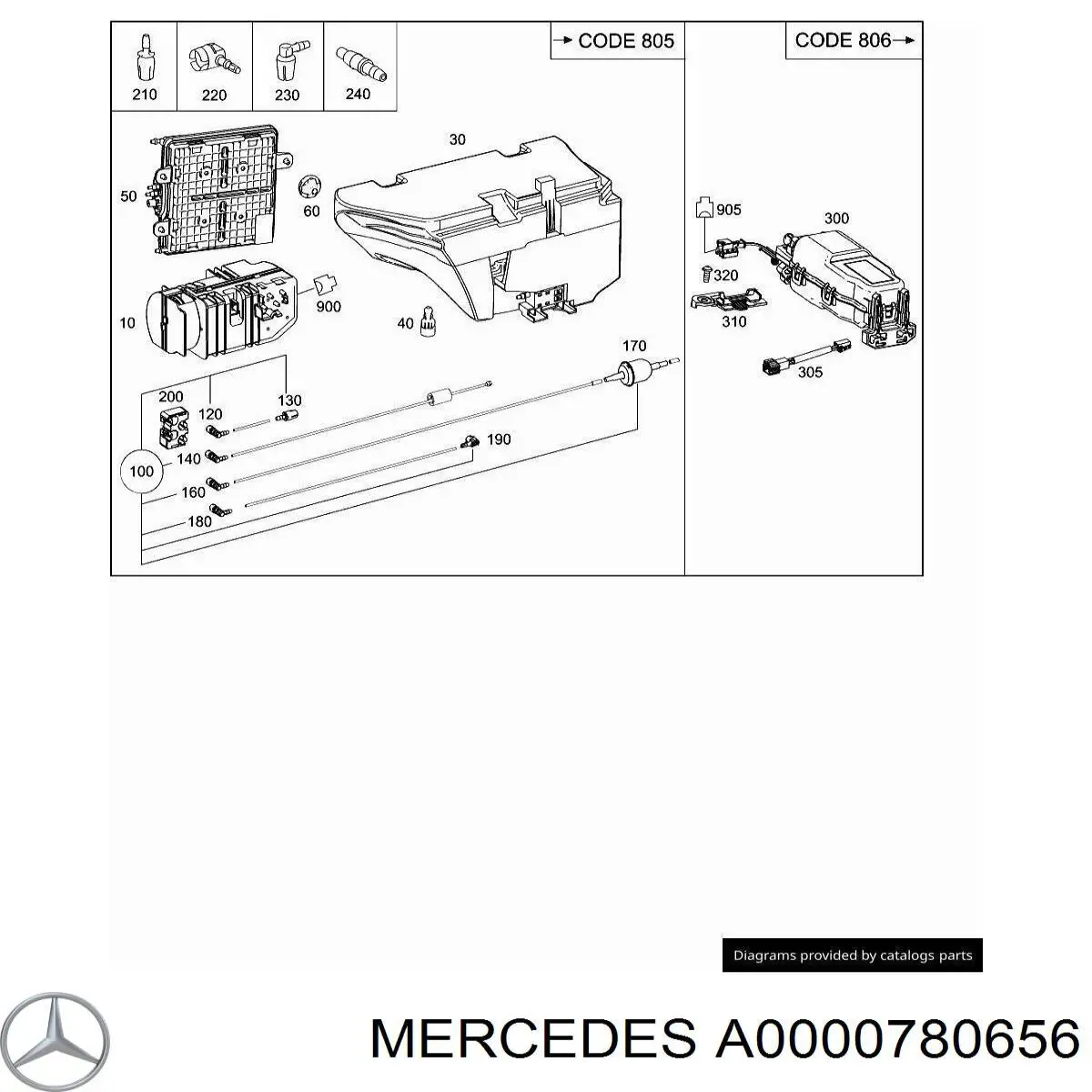 A0000780656 Mercedes топливный фильтр