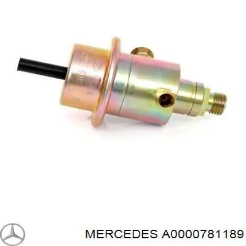 A0000781189 Mercedes regulador de pressão de combustível na régua de injectores