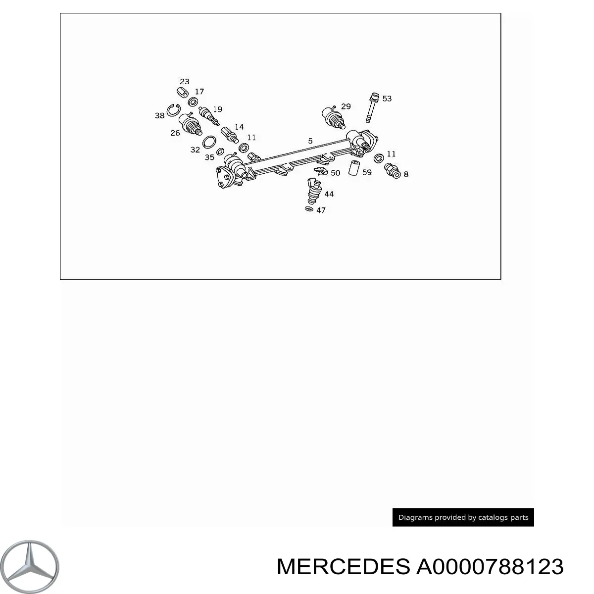 Форсунка инжектора Mercedes A0000788123 цена, от 3.84 USD