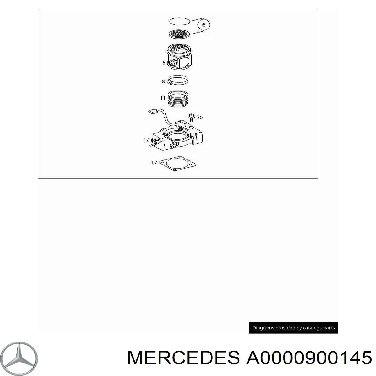 A0000900145 Mercedes 