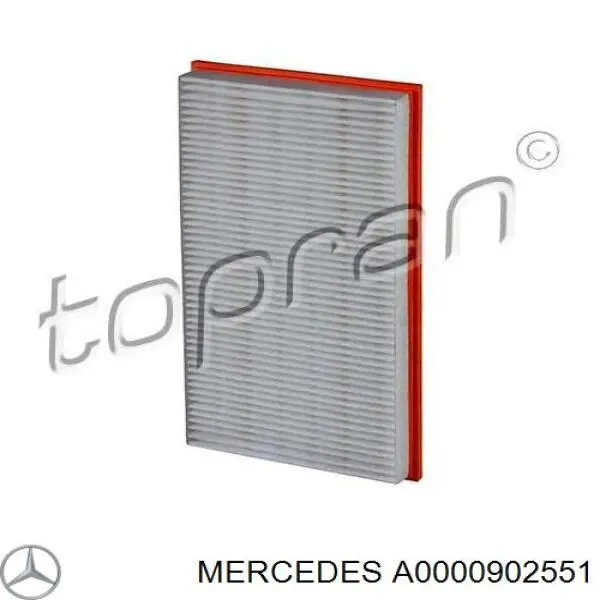 A0000902551 Mercedes воздушный фильтр
