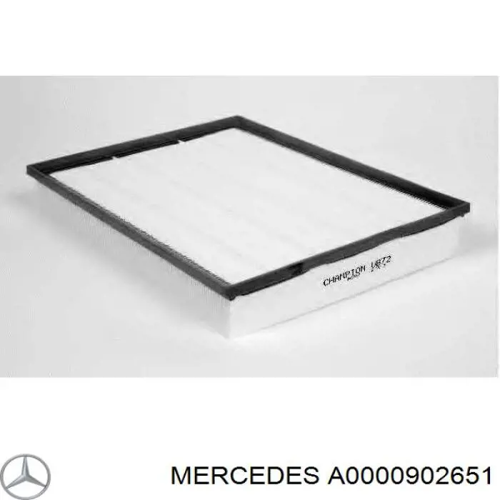 A0000902651 Mercedes filtro de ar