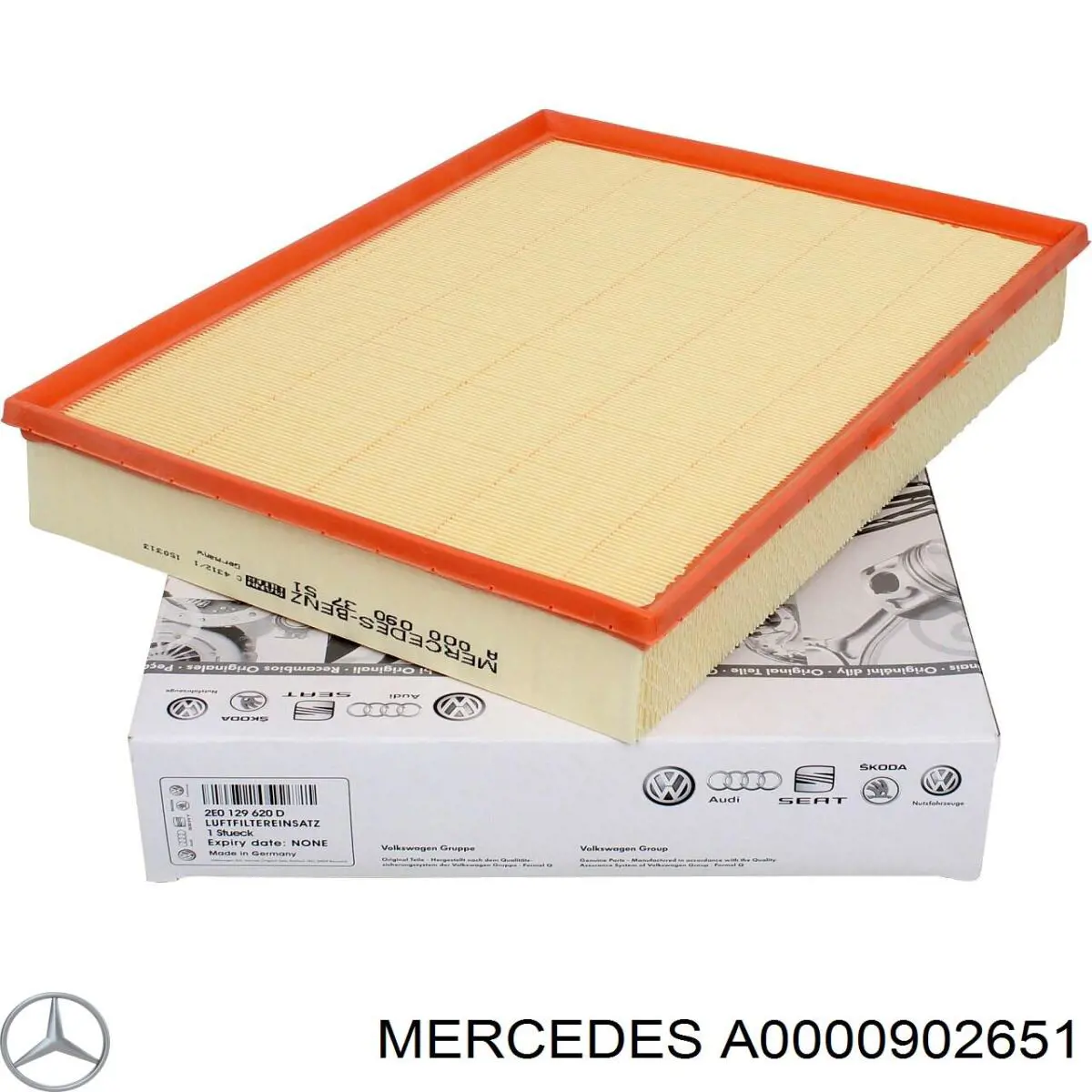 Compre A0000902651 Mercedes Filtro de ar