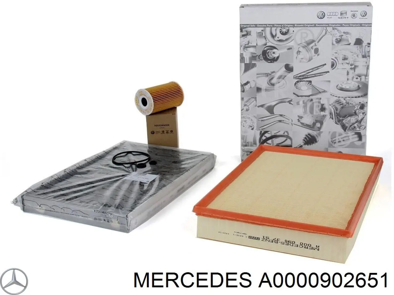 Filtro de ar Mercedes A0000902651 preço, a partir de 21,14 USD