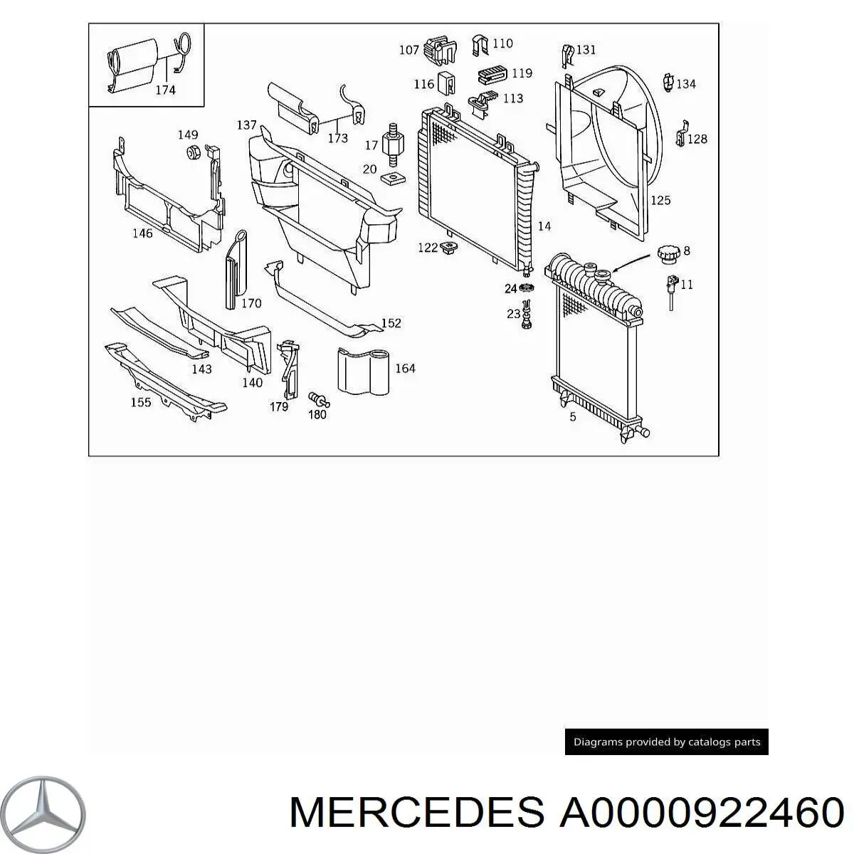 Купить A0000922460 Mercedes 