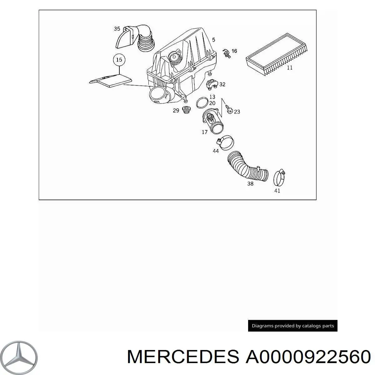  Mercedes A0000922560 цена, от 4.53 USD