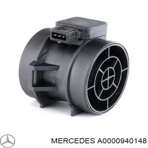 A0000940148 Mercedes sensor de fluxo (consumo de ar, medidor de consumo M.A.F. - (Mass Airflow))