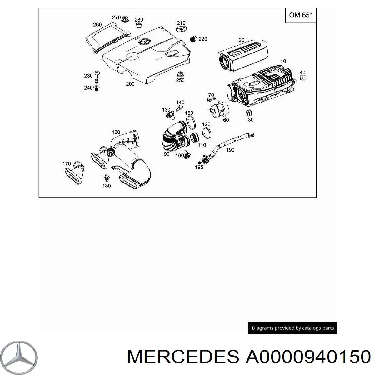 A0000940150 Mercedes 