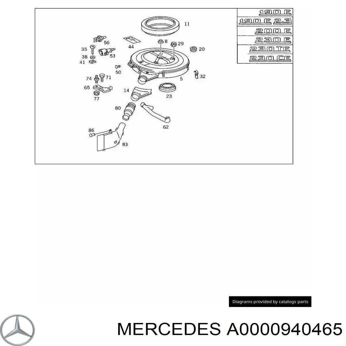 Купить A0000940465 Mercedes 
