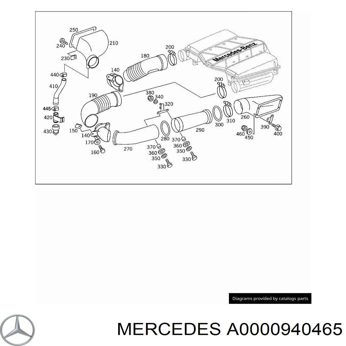  Mercedes A0000940465 цена, от 77.80 USD