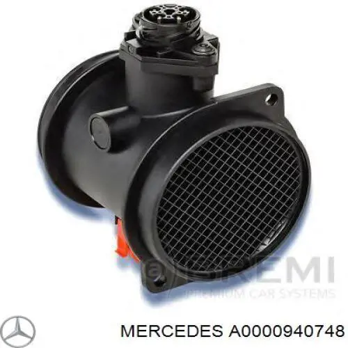 A0000940748 Mercedes sensor de fluxo (consumo de ar, medidor de consumo M.A.F. - (Mass Airflow))