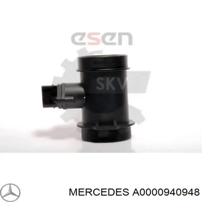 Sensor de fluxo (consumo) de ar, medidor de consumo M.A.F. - (Mass Airflow) Mercedes A0000940948 preço, a partir de 83,76 USD