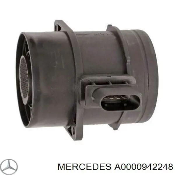 A0000942248 Mercedes sensor de fluxo (consumo de ar, medidor de consumo M.A.F. - (Mass Airflow))